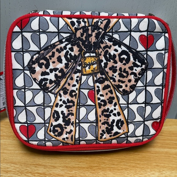 Brighton “Wild Love” Cosmetic/Jewelry Case NWT 🐈 ❤️ - Picture 8 of 17